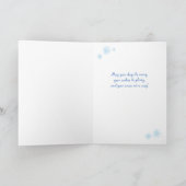 クッキーとココアタイムカワイサンタホリデーカード シーズンカード (内部)