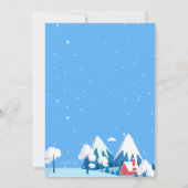 クッキーとココアベア 招待状 (裏面)