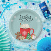 クッキーとココアホリデークリスマスパーティー ペーパープレート (パーティー)