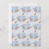 クッキーとココアホリデーパーティー 招待状 (裏面)