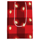 クッキーとココアメリークリスマス ミディアムペーパーバッグ (裏面)