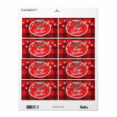 クッキーとココアメリークリスマス ラベル (フルシート)