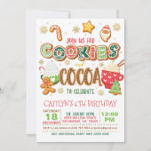 クッキーとココア招待状 招待状 (正面)