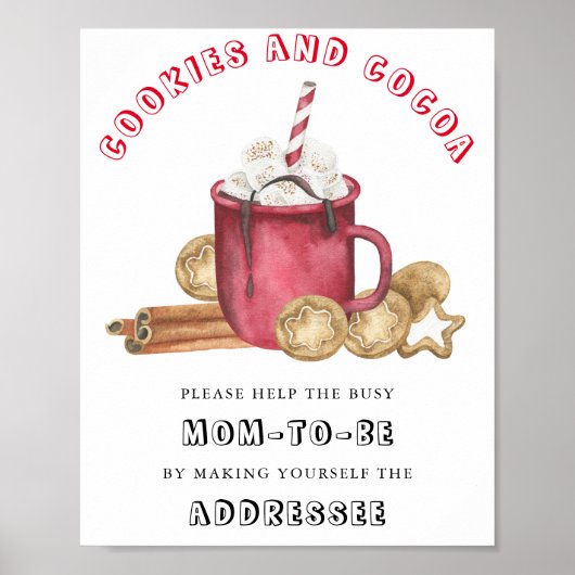 クッキーとココア救済ー忙し – お母さん ポスター (正面)