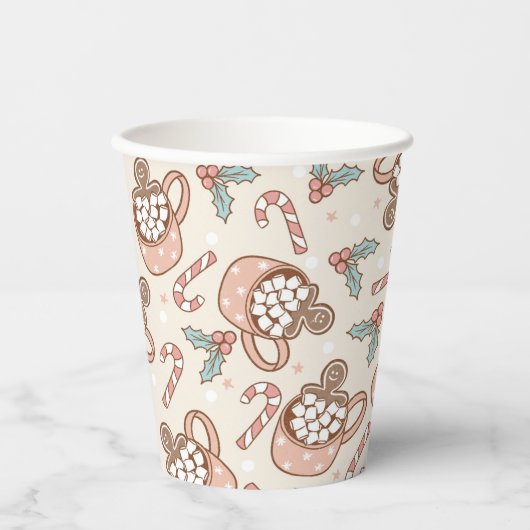 クッキーとココア誕生日パーティー 紙コップ (正面)