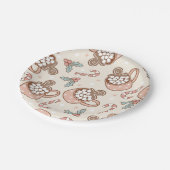 クッキーとココア誕生日 ペーパープレート (アングル)