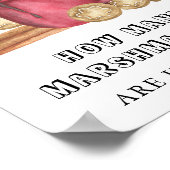 クッキーとココアMARSHMALLOWSの数 ポスター (角)