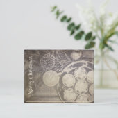 クッキーとコーヒーとヴィンテージクリスマスモチーフ (スタンド正面)