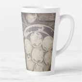 クッキーとコーヒーとヴィンテージクリスマスモチーフ カフェラテマグ (右)