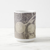 クッキーとコーヒーとヴィンテージクリスマスモチーフ コーヒーマグカップ (中央)