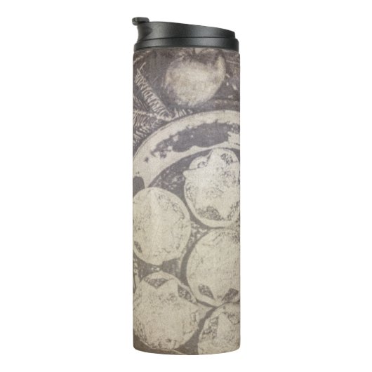 クッキーとコーヒーとヴィンテージクリスマスモチーフ タンブラー (回転右)