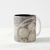 クッキーとコーヒーとヴィンテージクリスマスモチーフ ツートーンマグカップ (正面右)