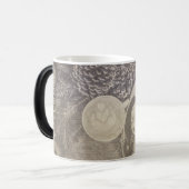 クッキーとコーヒーとヴィンテージクリスマスモチーフ モーフィングマグカップ (正面左)