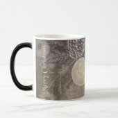 クッキーとコーヒーとヴィンテージクリスマスモチーフ モーフィングマグカップ (左)