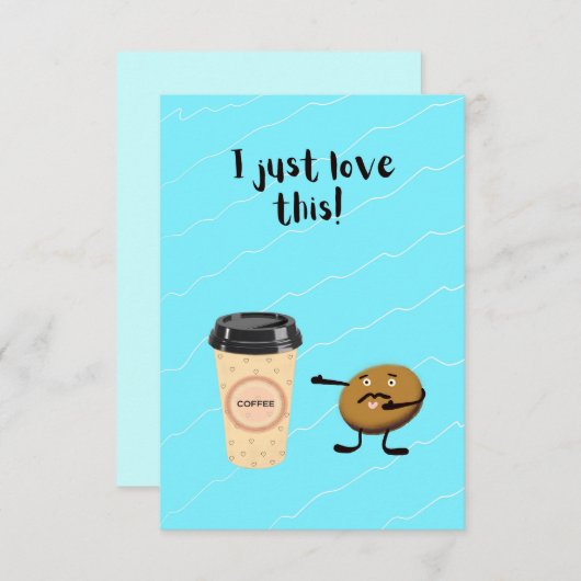 クッキーとコーヒー (正面/裏面)