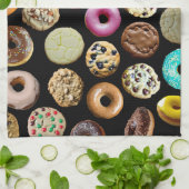 クッキーとドーナツ キッチンタオル (折り畳み)