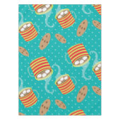 クッキーとホットココアホリデーテーブルクロス テーブルクロス (正面)