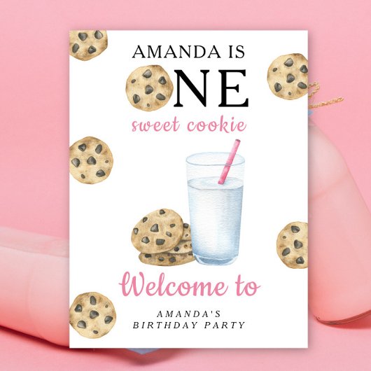 クッキーとミルクの最初の誕生日パーティー ポスター