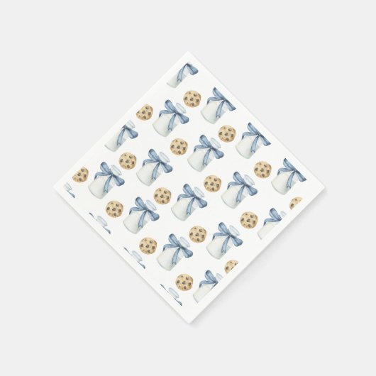 クッキーとミルクの誕生日パーティー スタンダードカクテルナプキン (角)