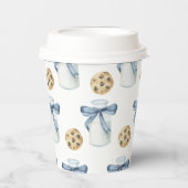 クッキーとミルクの誕生日パーティー 紙コップ (正面)