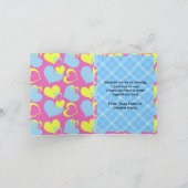 クッキーとミルクバレンタイン シーズンカード (内部)