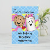 クッキーとミルクバレンタイン シーズンカード (スタンド正面)