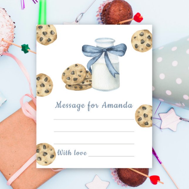クッキーとミルク誕生日タイムカプセルメッセージ (クリエイターアップロード済み)