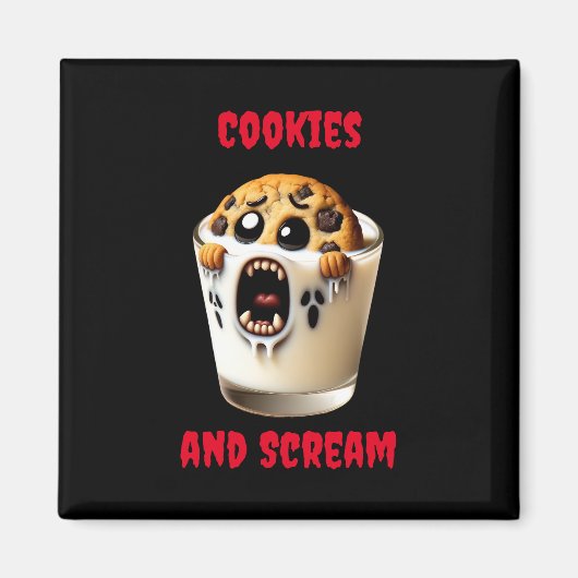 クッキーと悲鳴 マグネット (正面)