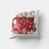 クッキーと神聖なチョコレートのカップ クッション (裏面)