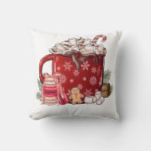 クッキーと神聖なチョコレートのカップ クッション (正面)