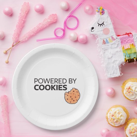 クッキーによって動力を与えられる ペーパープレート (パーティー)