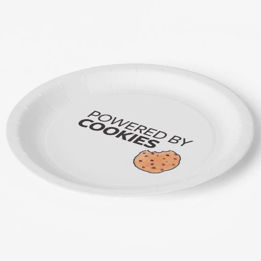 クッキーによって動力を与えられる ペーパープレート (アングル)