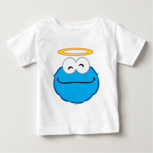 クッキーに微笑みの顔と光輪 ベビーTシャツ