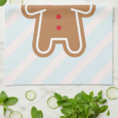 クッキーのかわいいかわいいのジンジャーブレッドマン キッチンタオル (折り畳み)