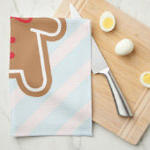 クッキーのかわいいかわいいのジンジャーブレッドマン キッチンタオル (四つ折り)