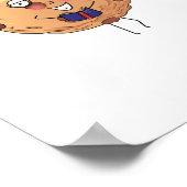 クッキーのかわいいフードテーマ ポスター (角)