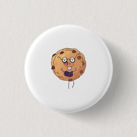 クッキーのかわいいフードテーマ 缶バッジ (正面)