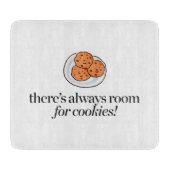 クッキーのための部屋が常にあります カッティングボード (正面)