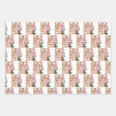 クッキーのないクリスマスではない ラッピングペーパーシート (正面)