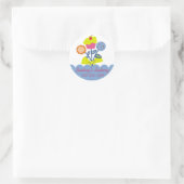 クッキーのカップケーキの花束のベーキングのギフトのラベルのステッカー ラウンドシール (バッグ)