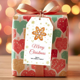 クッキーのギフトタグ | クリスマスパーティーのおもてなし ギフトタグ