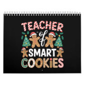 クッキーのクリスマス頭が切れる先生ジンジャーパン カレンダー (カバー)