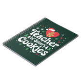 クッキーのクリスマス頭が切れる先生 ノートブック (左側)