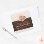 クッキーのシール スクエアシール (封筒)