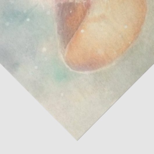 クッキーのデコページ付きフェスティバルハットの可愛いマウス 薄葉紙 (詳細)