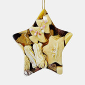 クッキーのプレートパーソナライズされたクリスマス セラミックオーナメント (右)