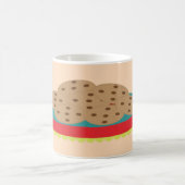 クッキーのプレート コーヒーマグカップ (中央)