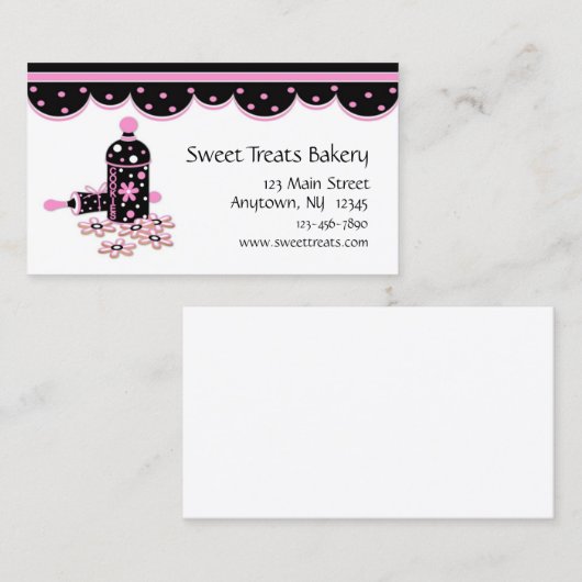 クッキーのベーキング 名刺 (正面/裏面)