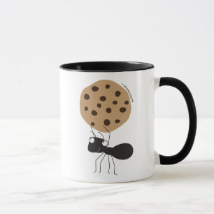 クッキーのマグを持つ蟻 マグカップ