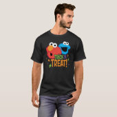 クッキーのモンスターおよびElmo -トリック・オア・トリート Tシャツ (正面フル)